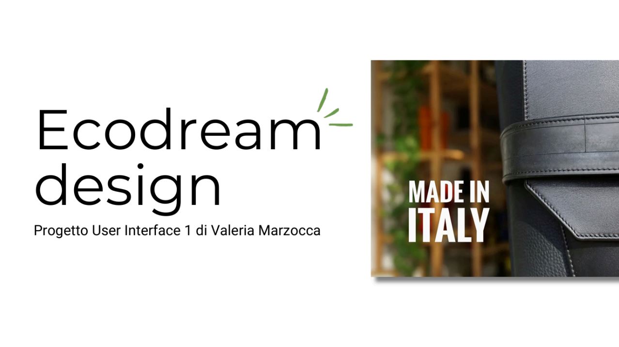 immagine del progetto EcoDream UserInterface